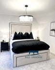 Rixos Tall Headboard Piped Bed Frame