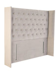 Winged Chesterfield Floorstanding Headboard