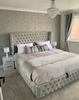 Zeus Wings Wingback Bed | Bed Universe