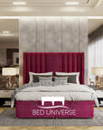 Sandy Winged Divan Ottoman Storage Bed