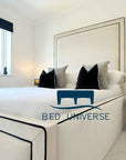 Rixos Tall Headboard Piped Bed Frame