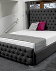 Deneres Winged Designer End Bed